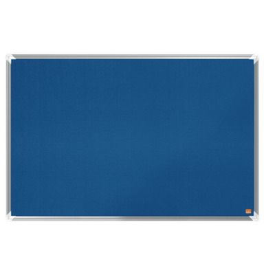 Panou NOBO Premium Plus, material textil, 90x60 cm, albastru