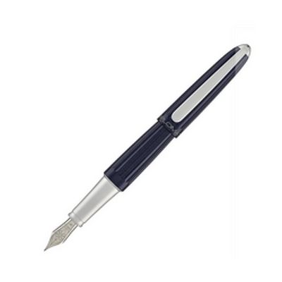 Stilou Aero, cu penita M, din otel inoxidabil - midnight blue