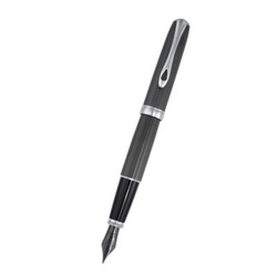 Stilou Excellence A2, cu penita M, din otel inoxidabil - Guilloche Black Chrome