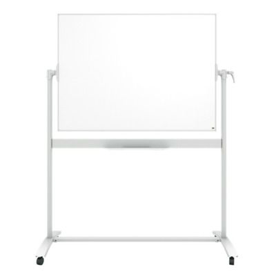 Tabla mobila NOBO Classic, otel lacuit, 120x90 cm, magnetica, include marker si tavita, alb