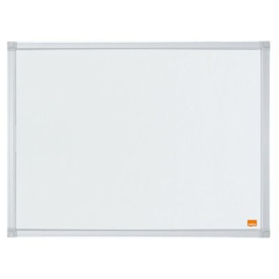 Tabla NOBO Essentials, otel lacuit, 60x45 cm, magnetica, include tavita, alb