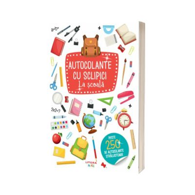 Autocolante cu sclipici. La scoala