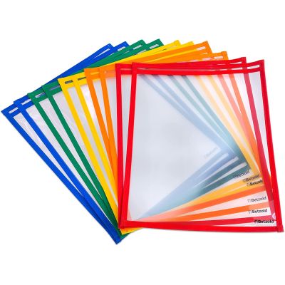 Buzunare transparente A4 reutilizabile pentru invatare