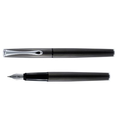 Stilou Esteem, cu penita B, din otel inoxidabil - black Barley