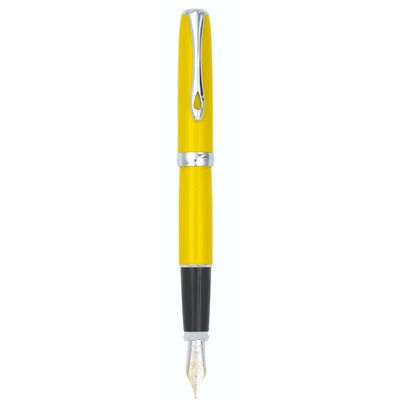 Stilou Excellence A2, cu penita M, aurita 14kt. - Yellow Chrome