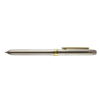 Pix multifunctional 4 in 1, crom - auriu, cu cutie metalica