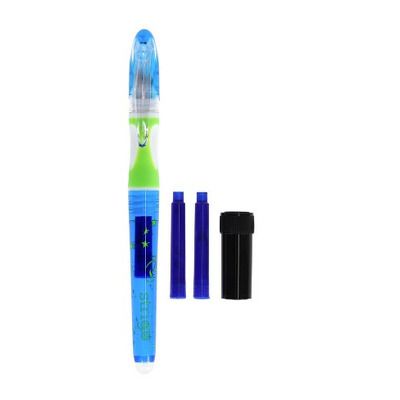 Stilou Strigo cerneala cu stergere + 2 rezerve + dispozitiv curatare, in blister, Cosmos
