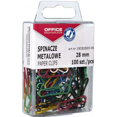 Agrafe colorate 28 mm, 100/cutie, Office Products - asortate