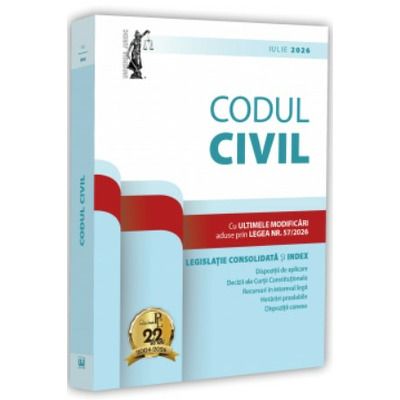Codul civil: iulie 2026