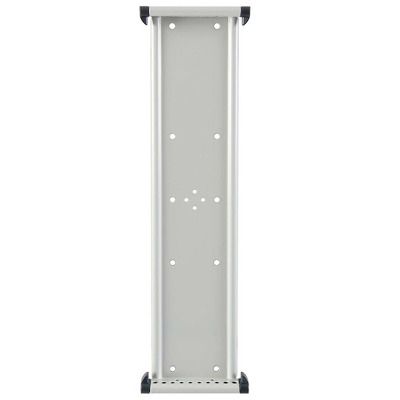 Display metalic pentru perete (suport pentru 10 buzunare A4, cu rama metalica), DJOIS - gri