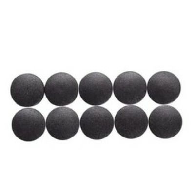 Magneti forma rotunda, D20mm, 0.30 kg forta, 10 buc/set, Solid - negru