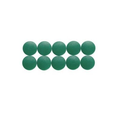 Magneti forma rotunda, D20mm, 0.30 kg forta, 10 buc/set, Solid - verde