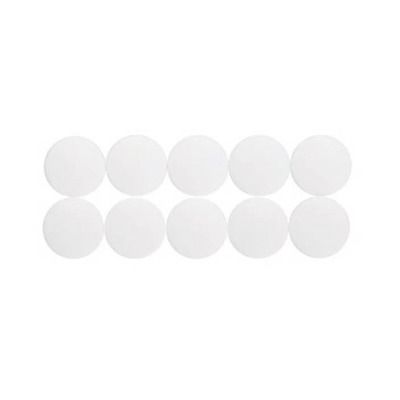 Magneti forma rotunda, D24mm, 0.60 kg forta, 10 buc/set, Solid - alb