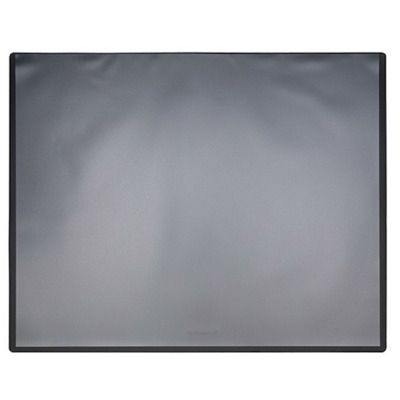 Mapa birou 53 x 60 cm, Q - Connect - neagra cu folie transparenta