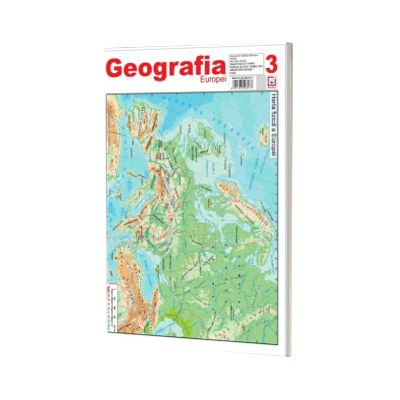 Harta geografia Europei 3