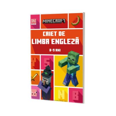 Minecraft. Caiet de limba engleza 8 - 9 ani