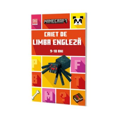 Minecraft. Caiet de limba engleza 9 - 10 ani