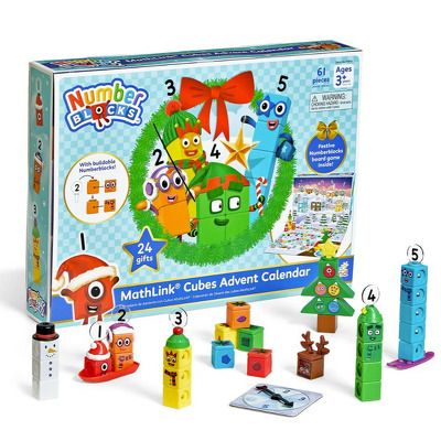 Calendar cu surprize Numberblocks MathLink - Magia Craciunului