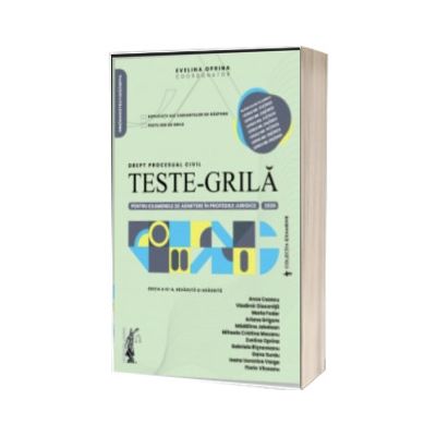 Teste-grila pentru examenele de admitere in profesiile juridice
